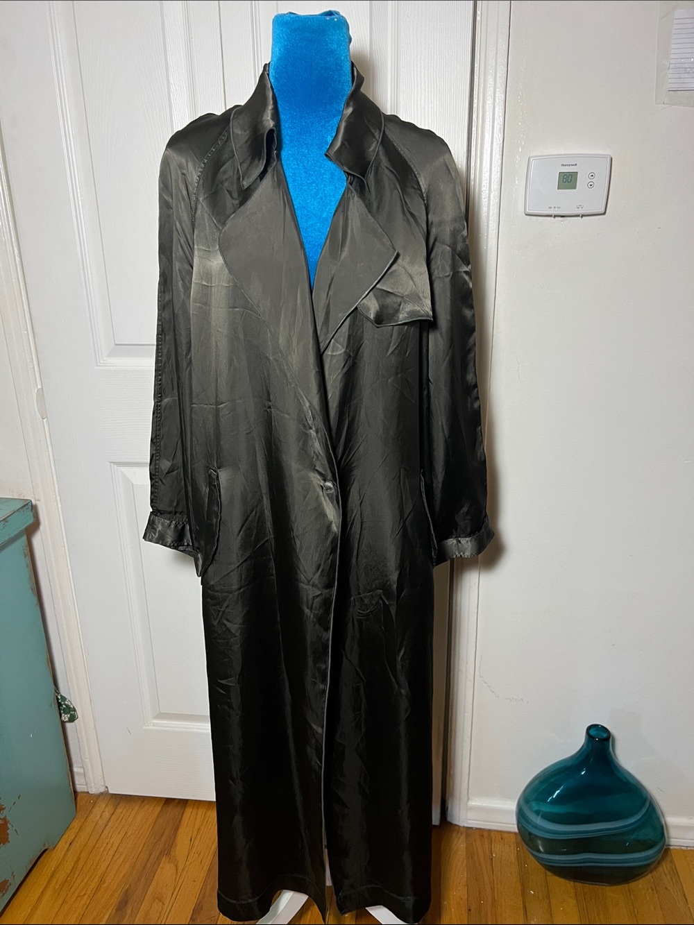Giada Forte Satin Trench coat Women’s Small
